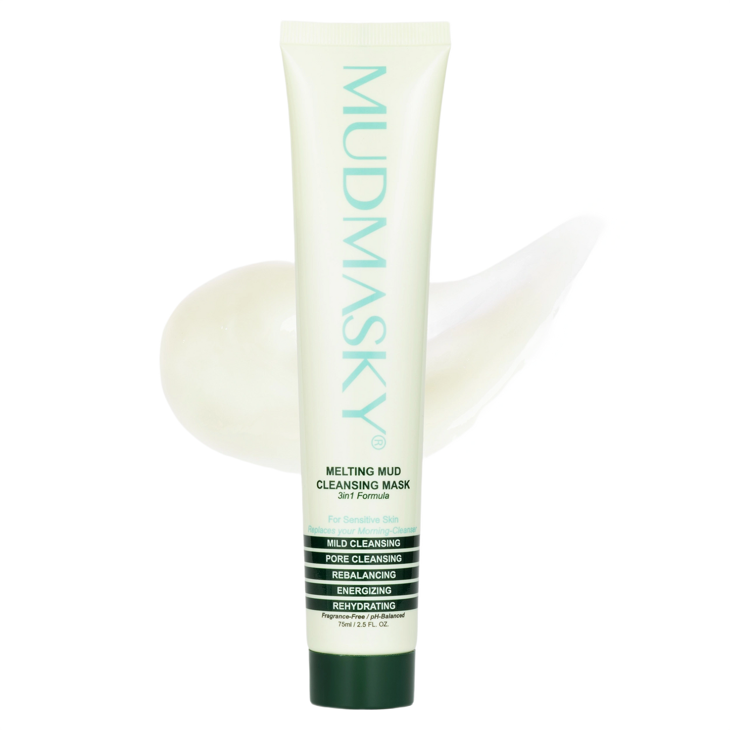 Reinigungsmaske mit schmelzendem Schlamm